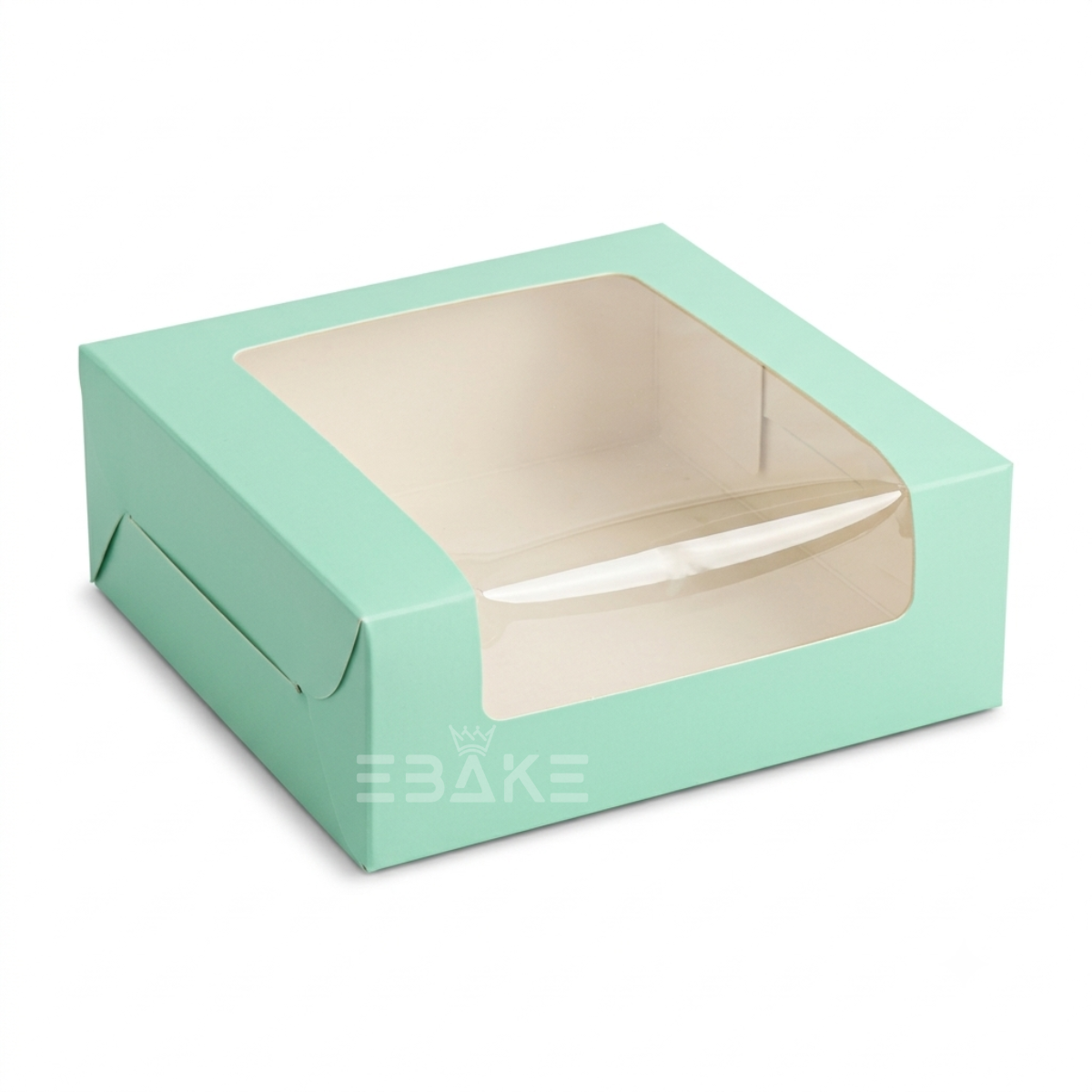 4 Piece Brownie Box Turquoise