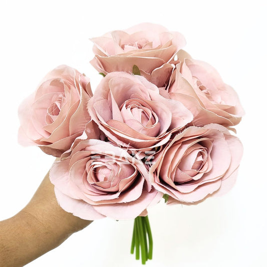 A1647 Mauve Pink Rose Bunch