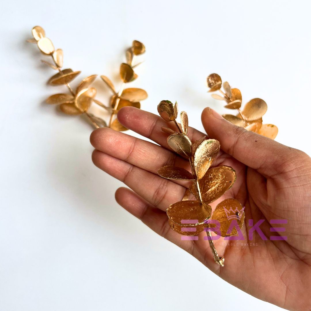 Golden Eucalyptus Leaf