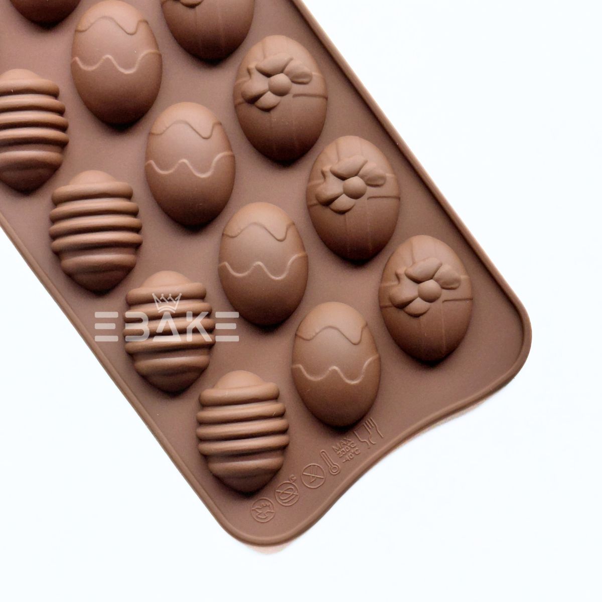 15 Cavity Easter Eggs Chocolate Silicone Mould