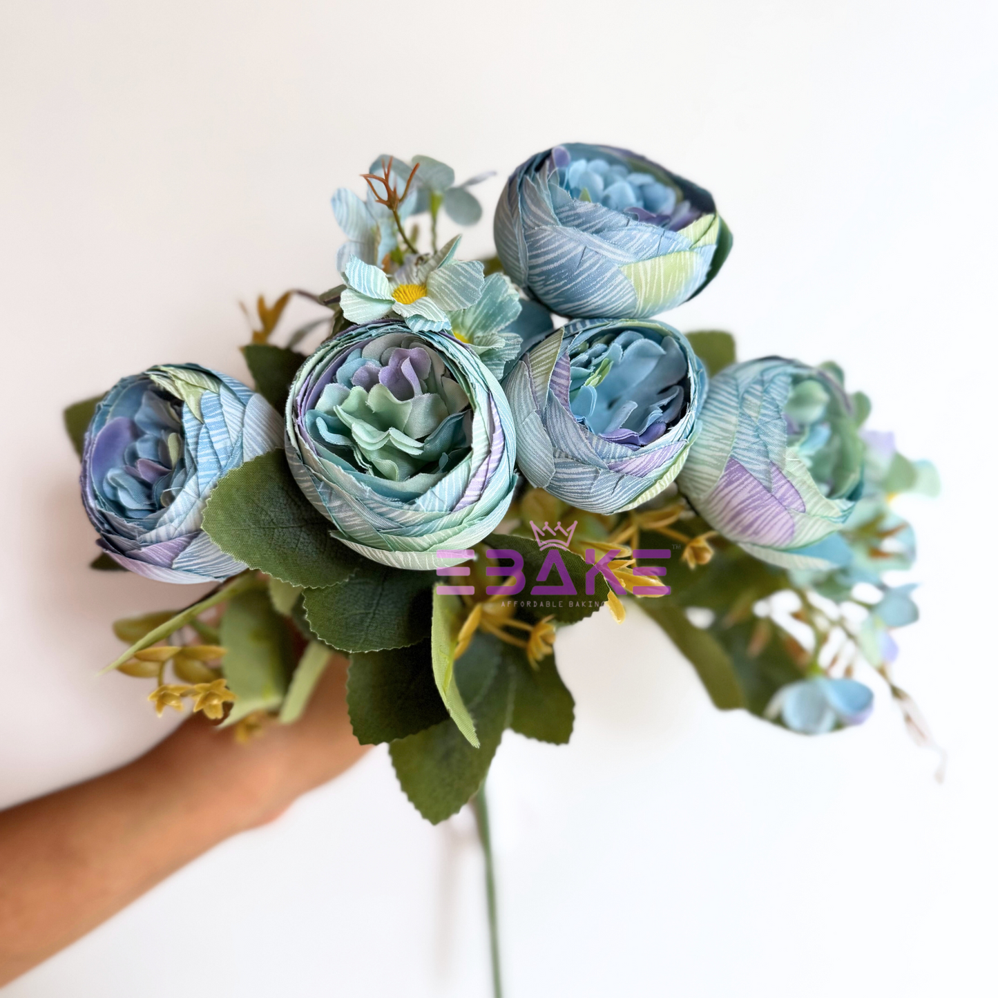 A1479 Peony Bunch (Peony With Fillers) Blue