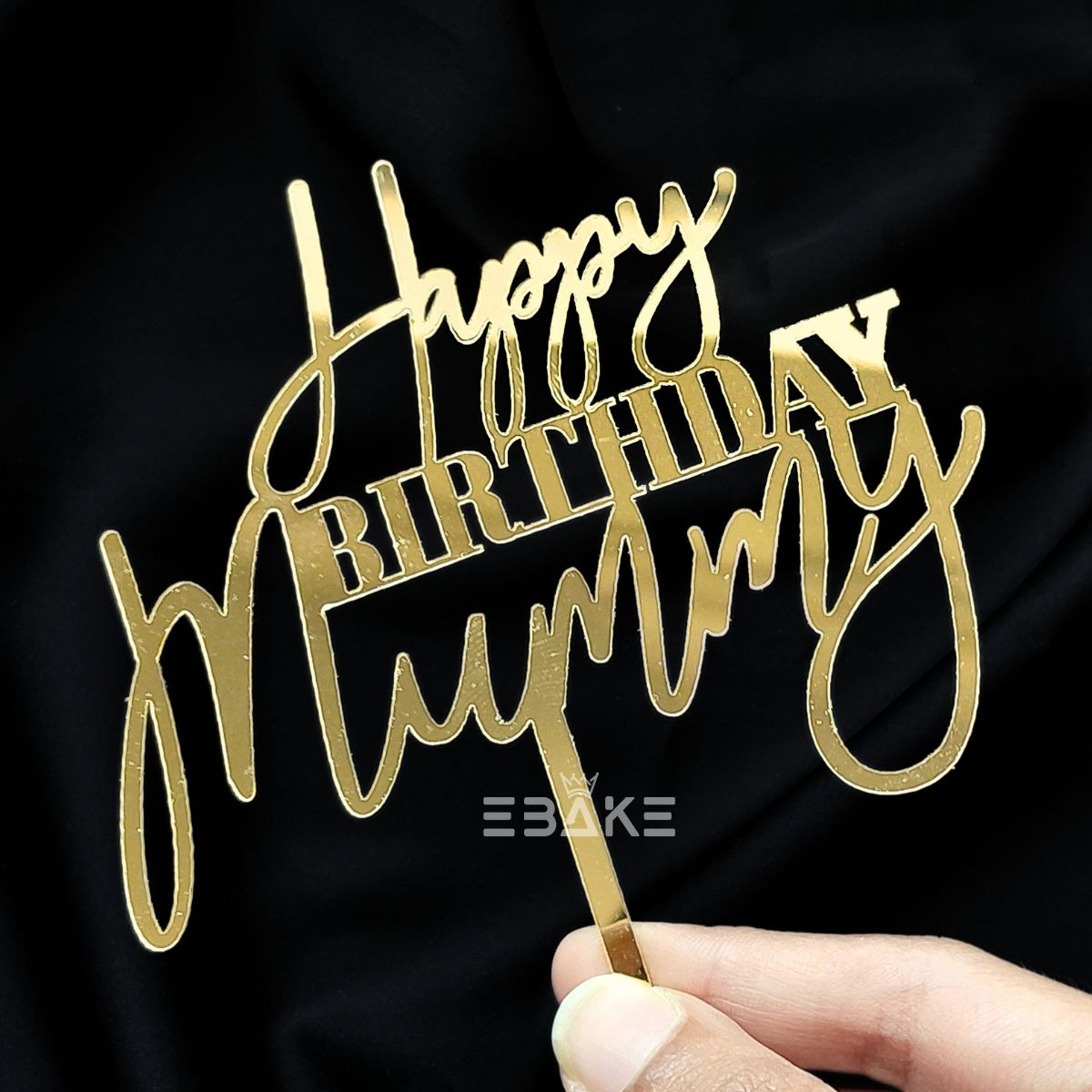 Happy Birthday Mummy Cake Topper