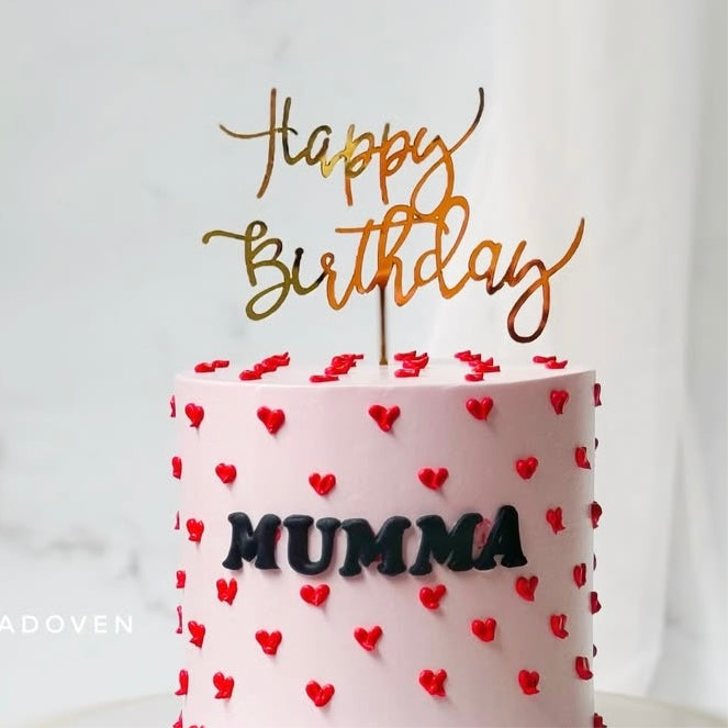Happy Birthday Cake Topper