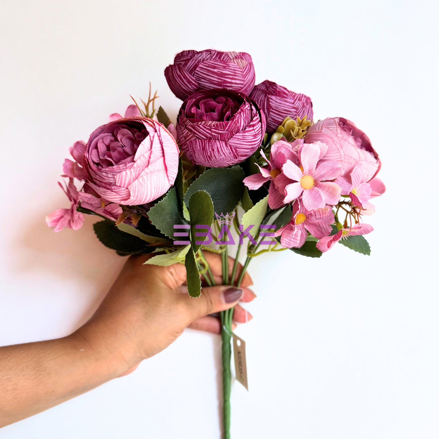 A1482 Peony Bunch (Peony With Fillers) Plum