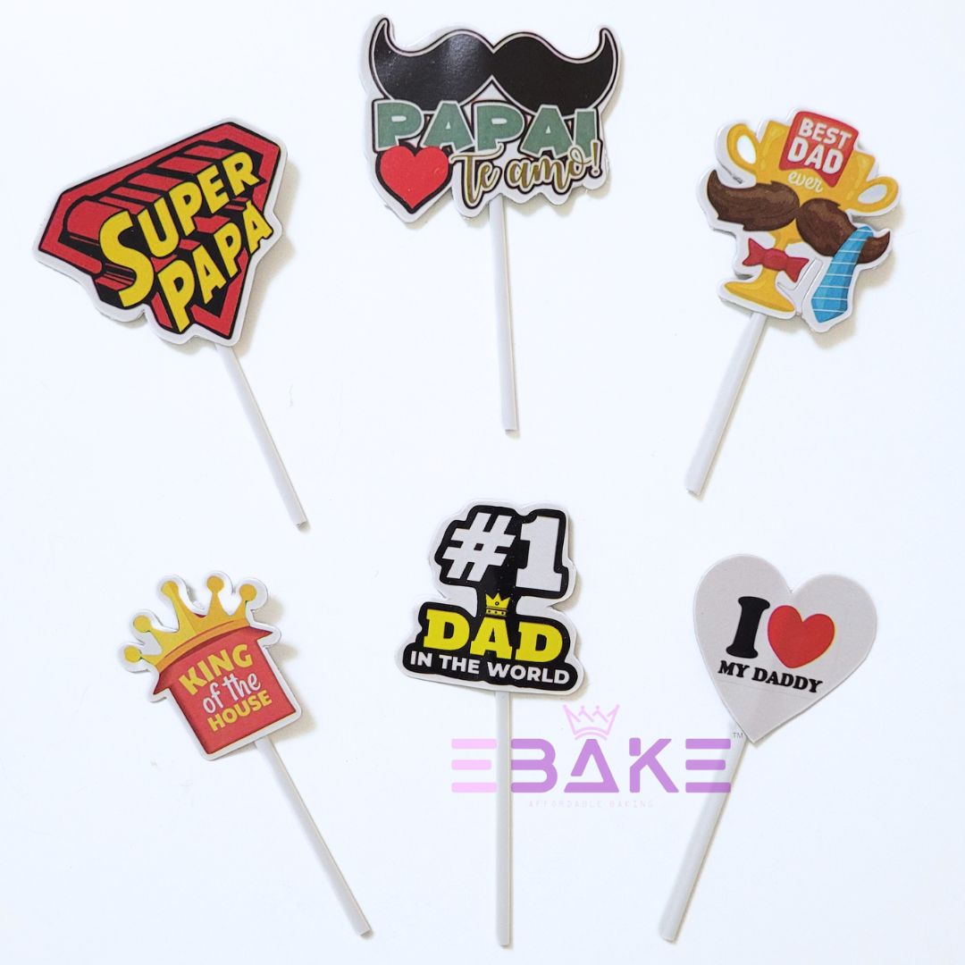 Dad Theme Paper Topper Set