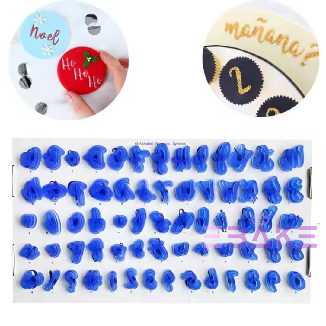 Alphabets Fondant Stamp