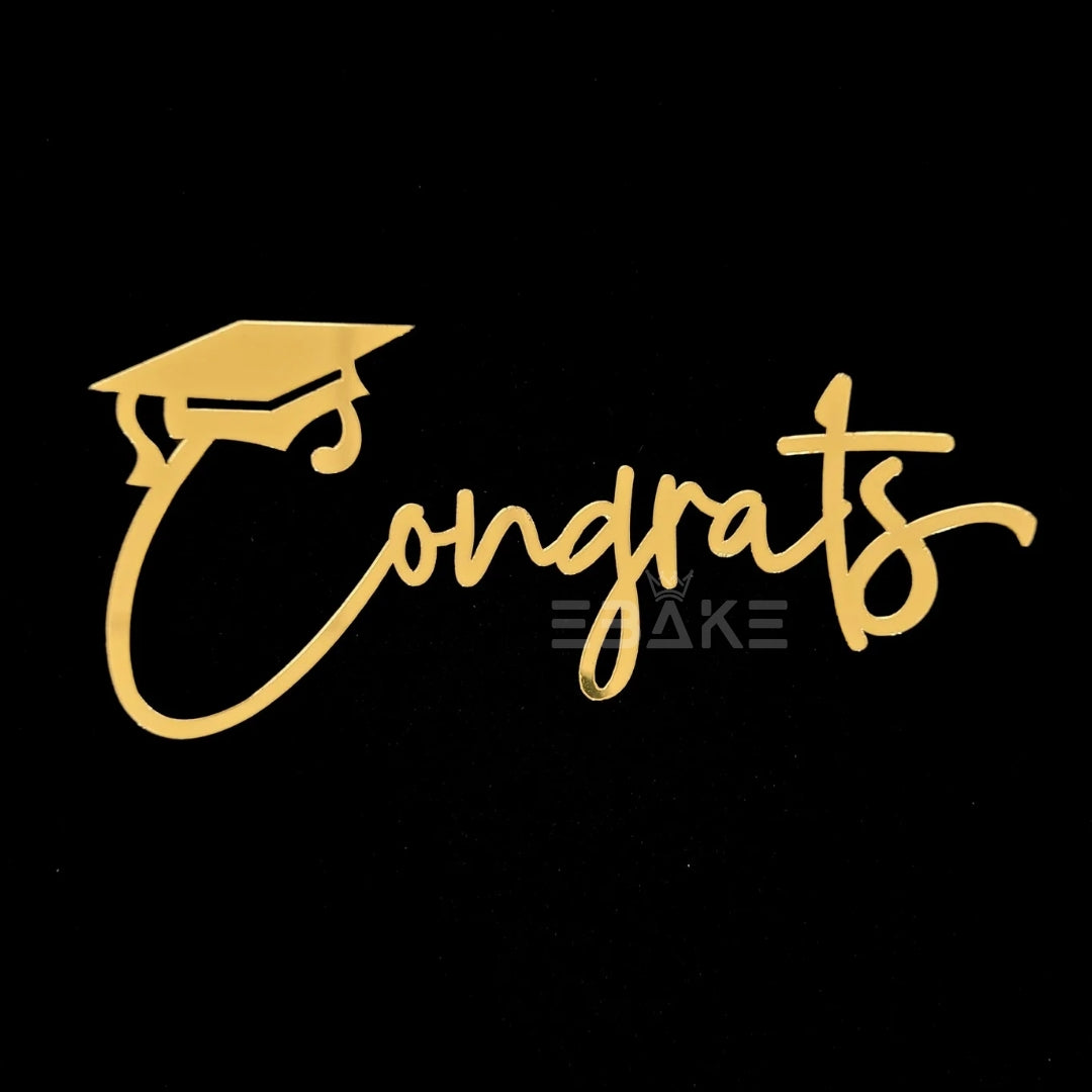 Congrats Graduation Cutout (Cake Charm)