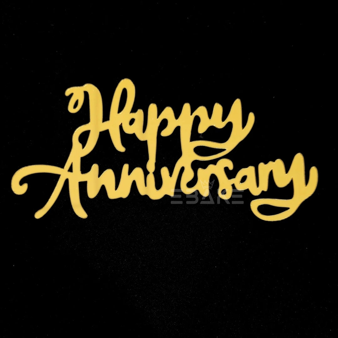 Happy Anniversary Cutout (Cake Charm)