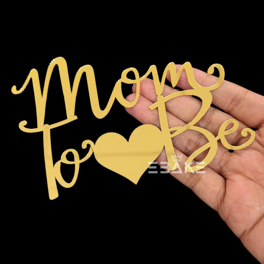 Mom To Be Cutout Baby Shower