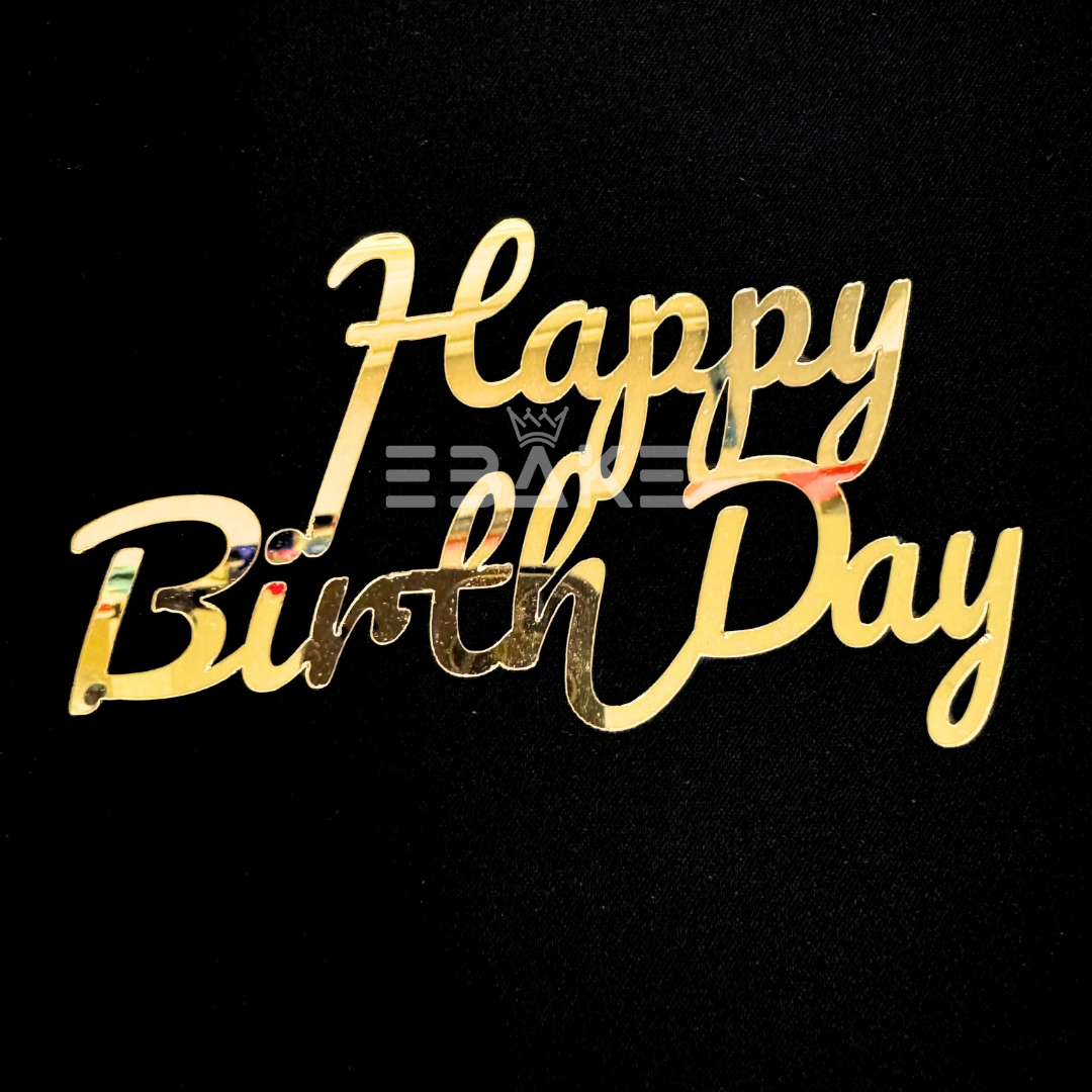 Happy Birthday Cutout/Charm