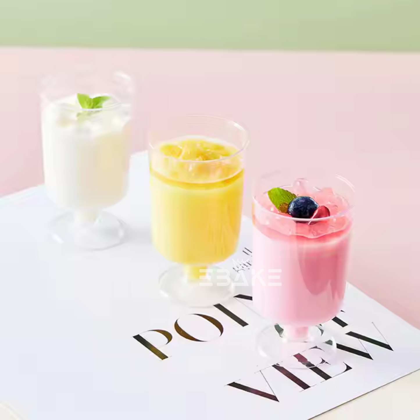 Acrylic Dessert Cups / Mousse Cups 150ml