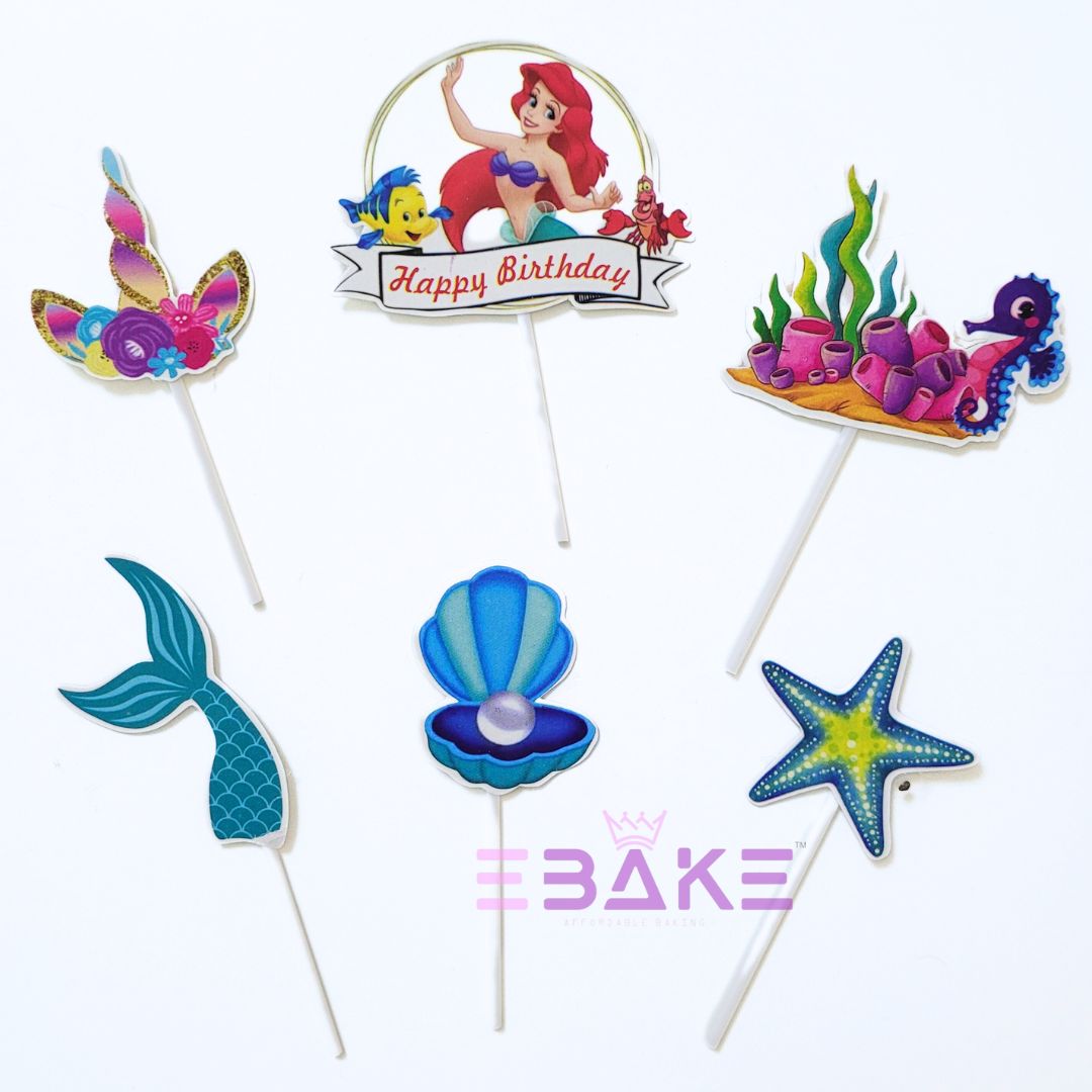 Ariel Theme Paper Topper Set