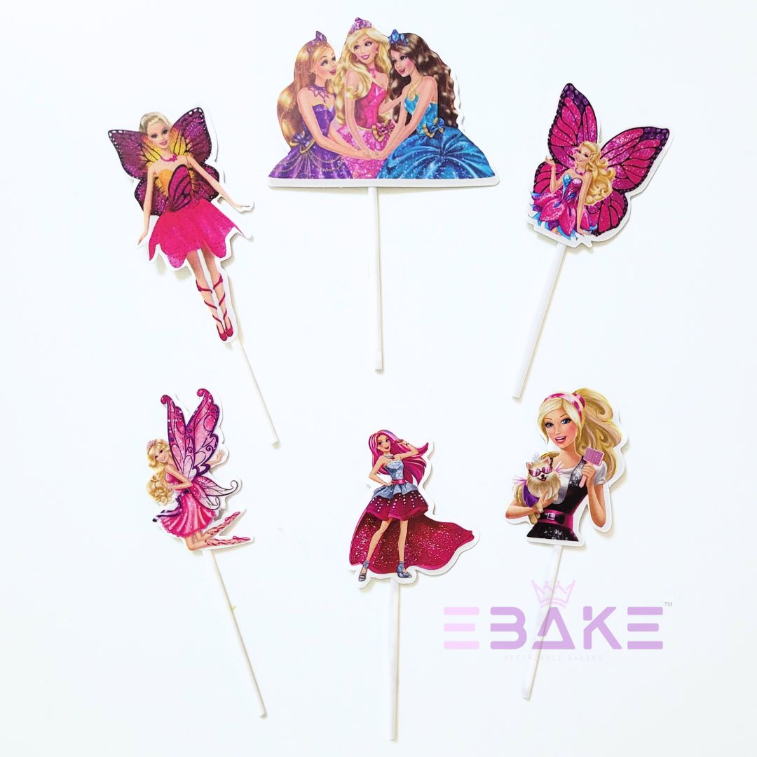 Barbie / Fairy Theme Paper Topper Set