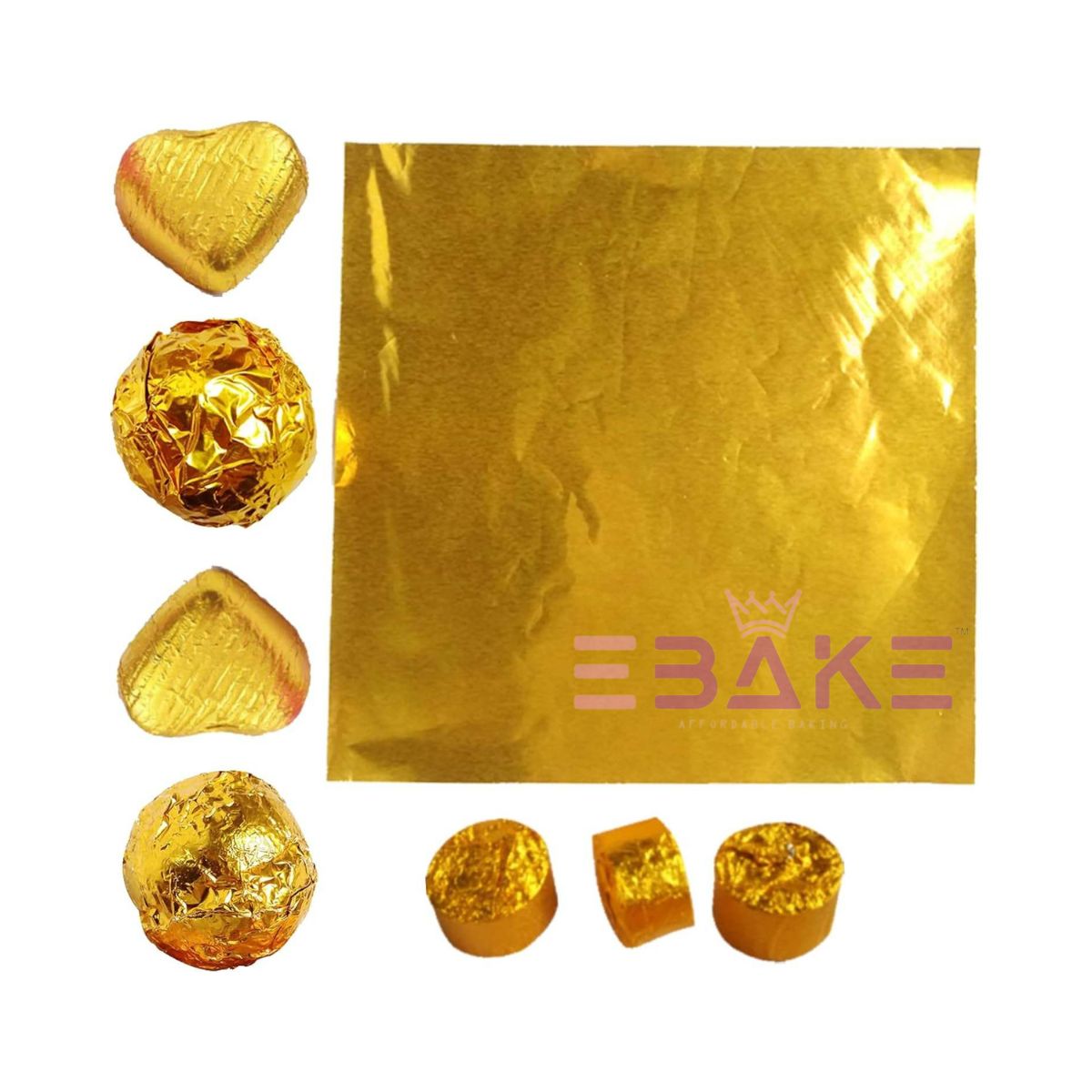 Golden Chocolate Wrapper / Candy Wrapping Paper