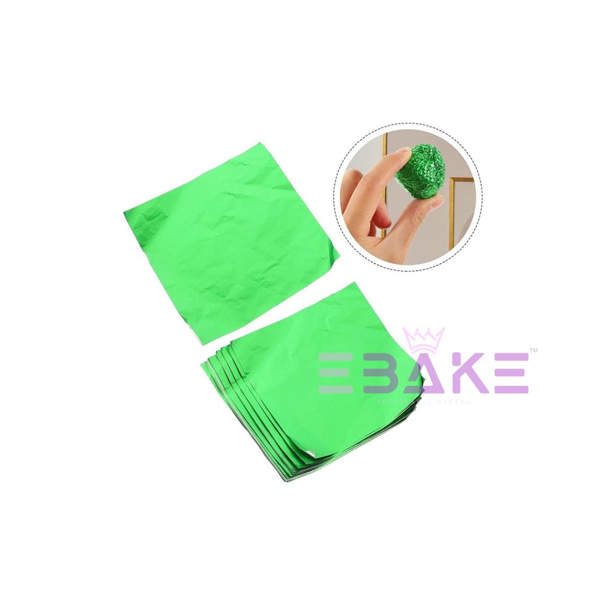 Green Chocolate Wrapper / Candy Wrapping Paper
