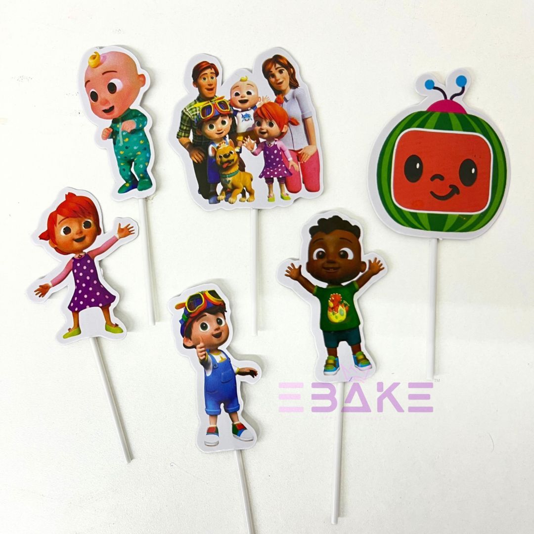 Cocomelon Theme Paper Topper Set