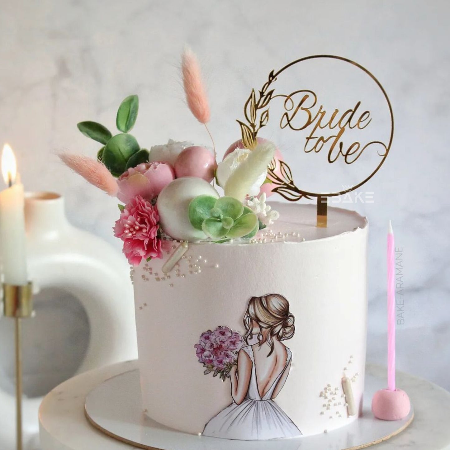 Bride To Be Cake Topper