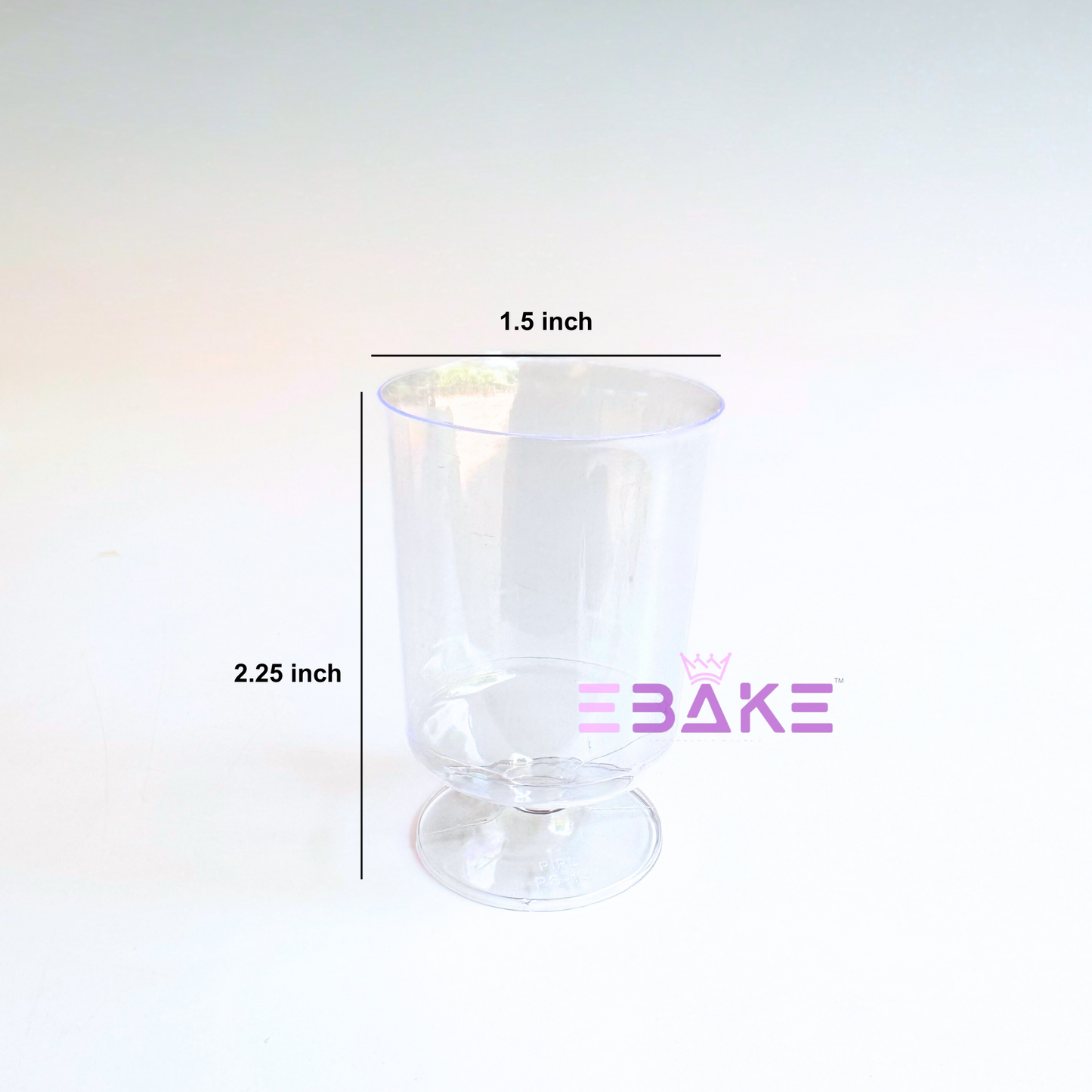 Acrylic Dessert Cups / Mousse Cups 45ml (Small)