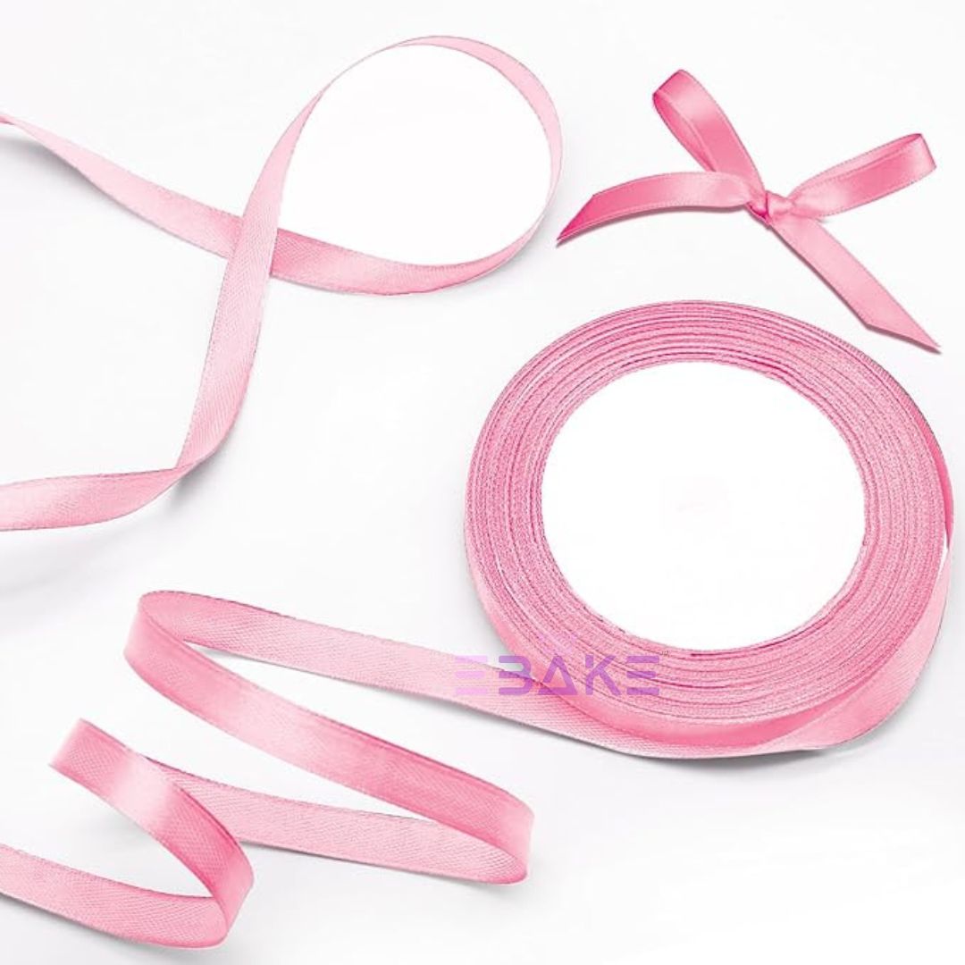 Pink Satin Ribbon 0.25 Inch