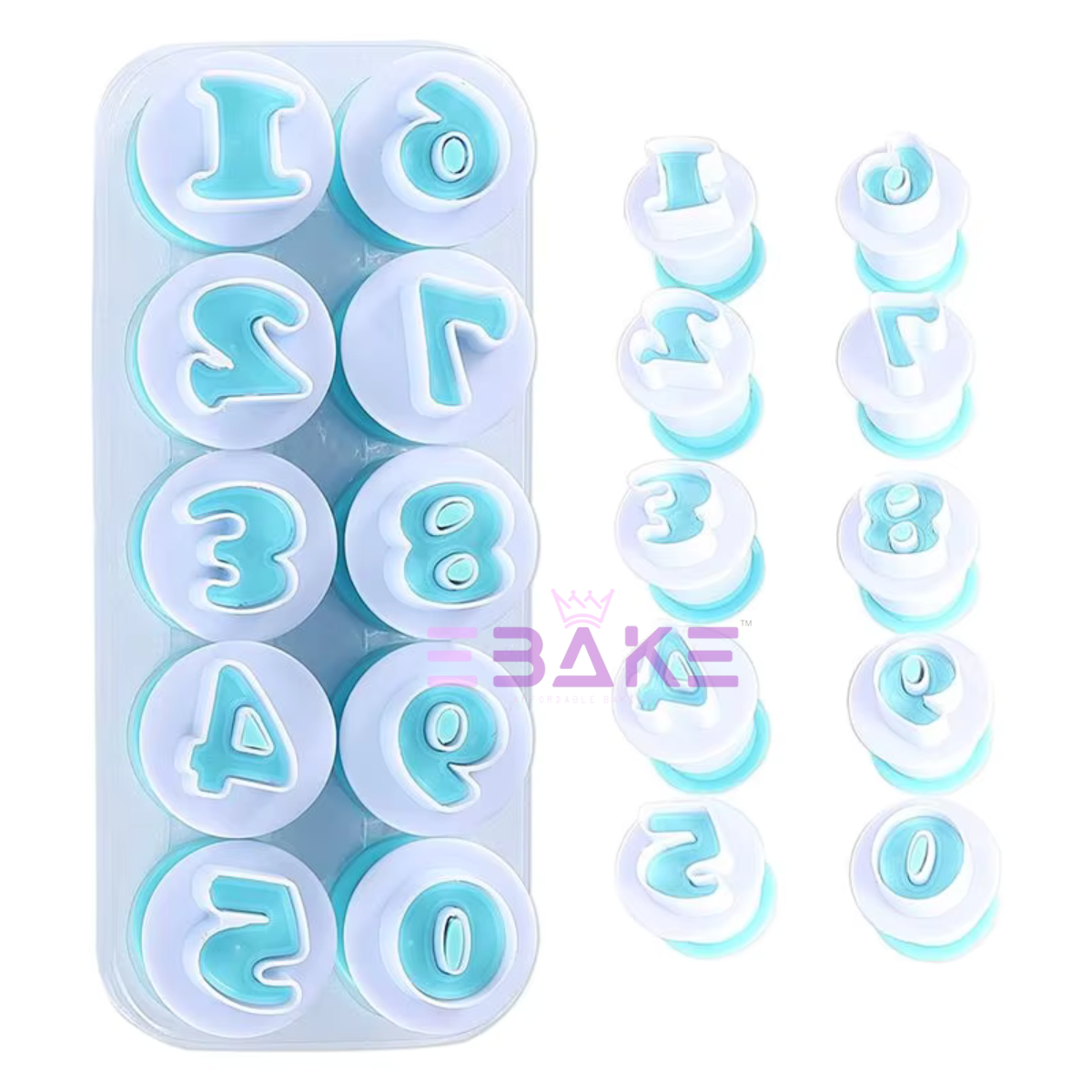 Number Cookie/Fondant Plunger Cutter