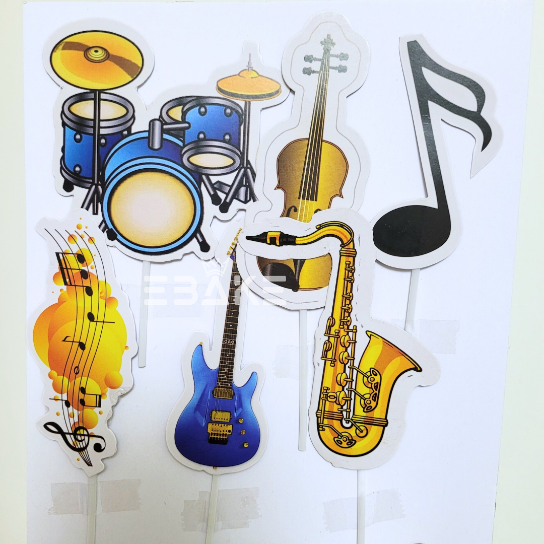 Musical Theme Paper Topper Set