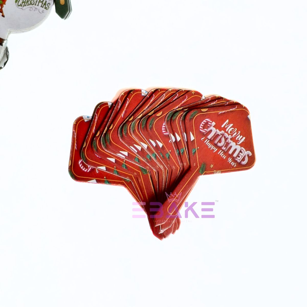 Merry Christmas Paper Tags (Set Of 100 Pieces)