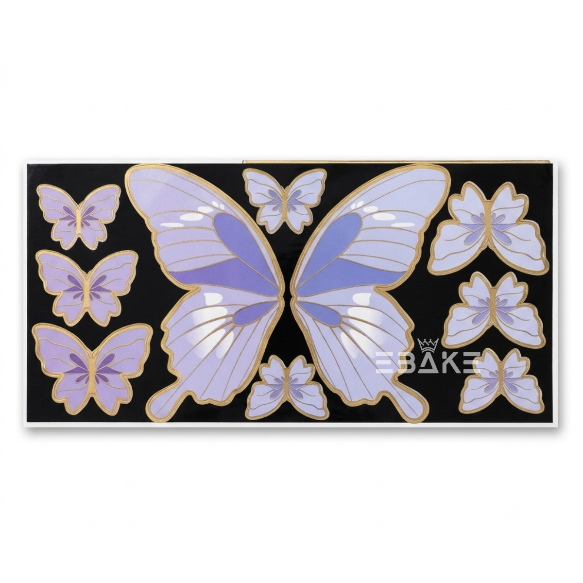 Paper Butterflies Set - Purple