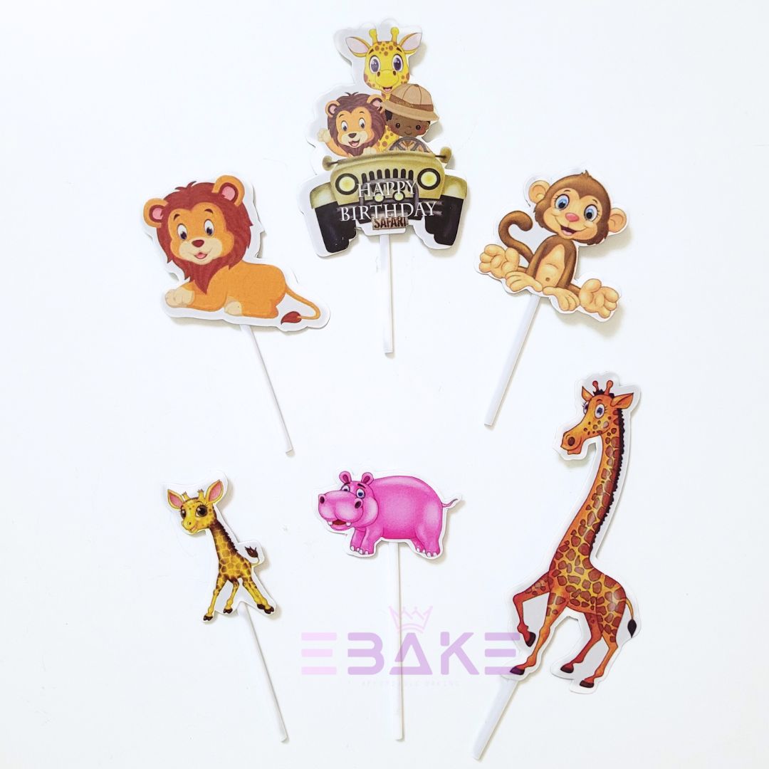 Safari Theme Paper Topper Set