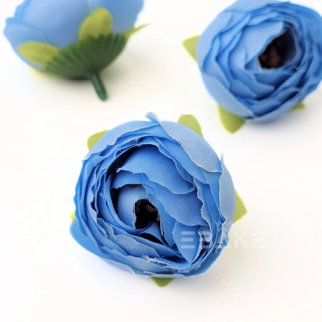 Small Peony Blue - A1057