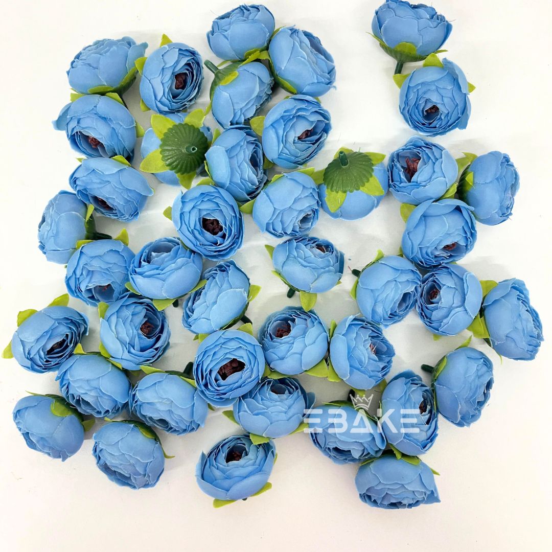 Small Peony Blue - A1057