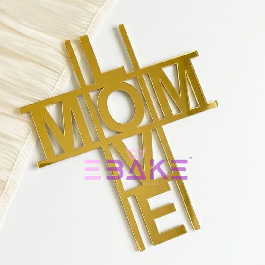 Mom Love Cutout 5"