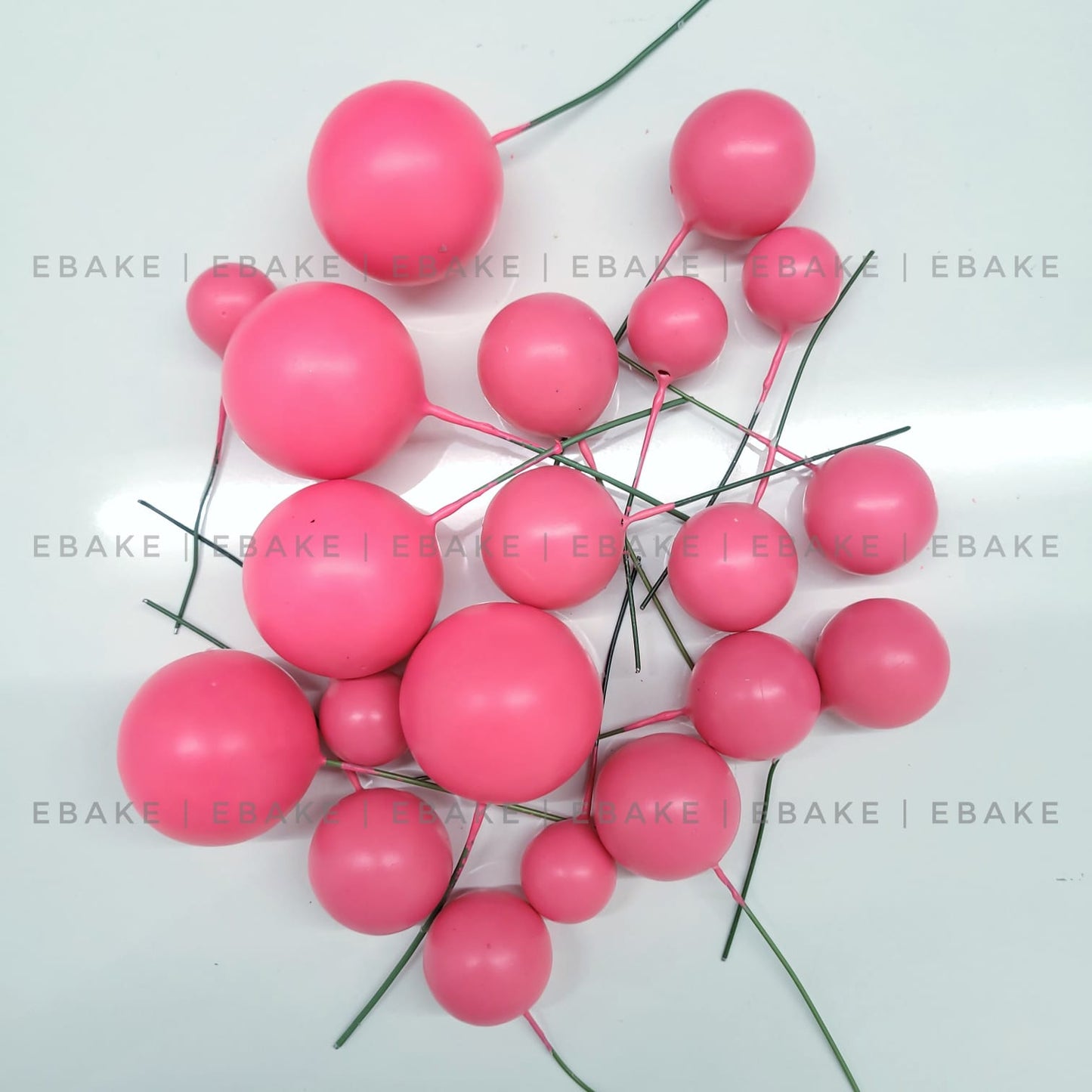 Rani Pink Faux Balls - Set Of 20 Pieces