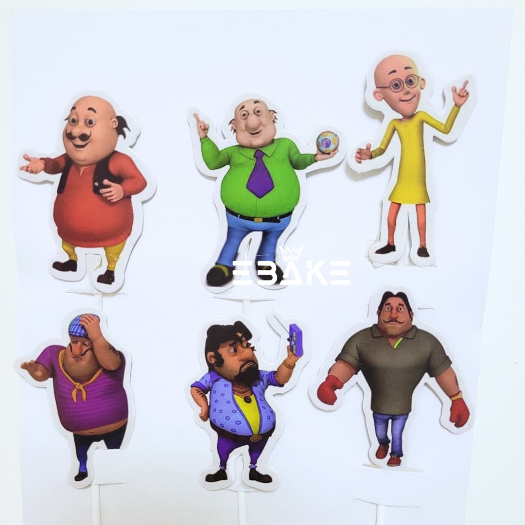 Motu Patlu Theme Paper Topper Set