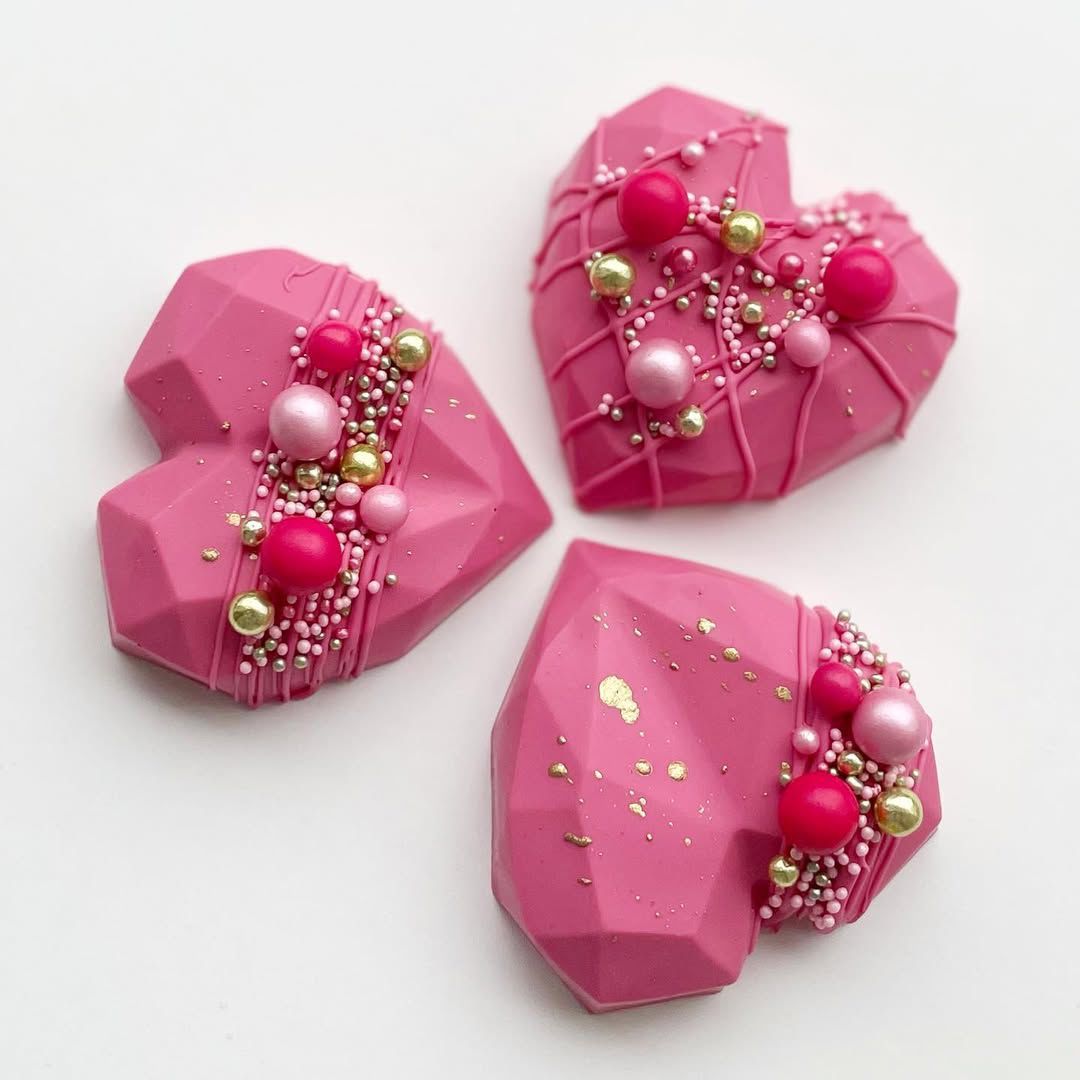 3D Chocolate Heart Silicone Mould
