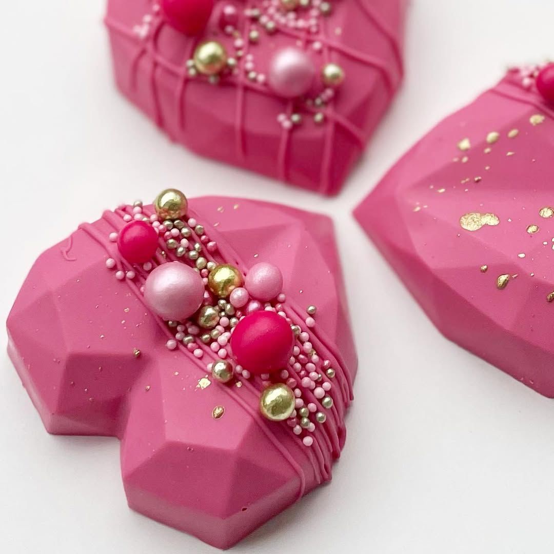 3D Chocolate Heart Silicone Mould