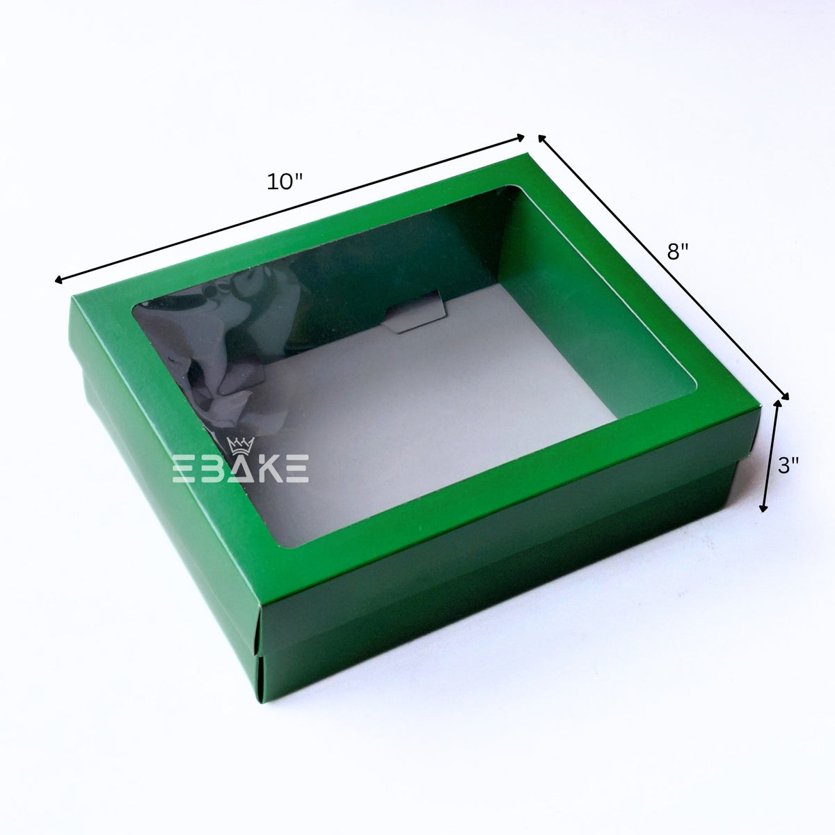Hamper Box With Transparent Lid (Set of 2)10*8*3