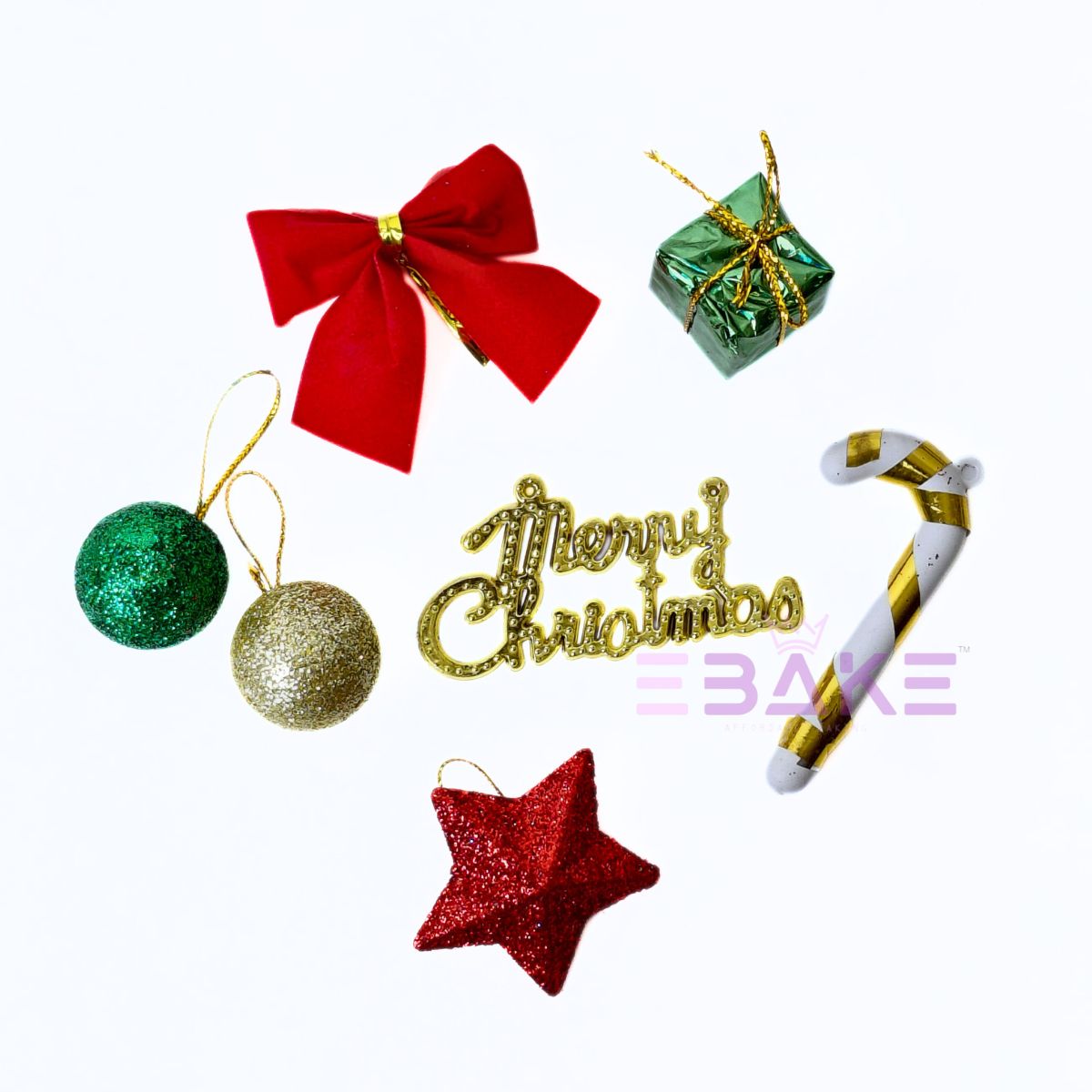 Christmas Decorations /Christmas Tree Ornaments 9210 (Set of 9 Pieces)