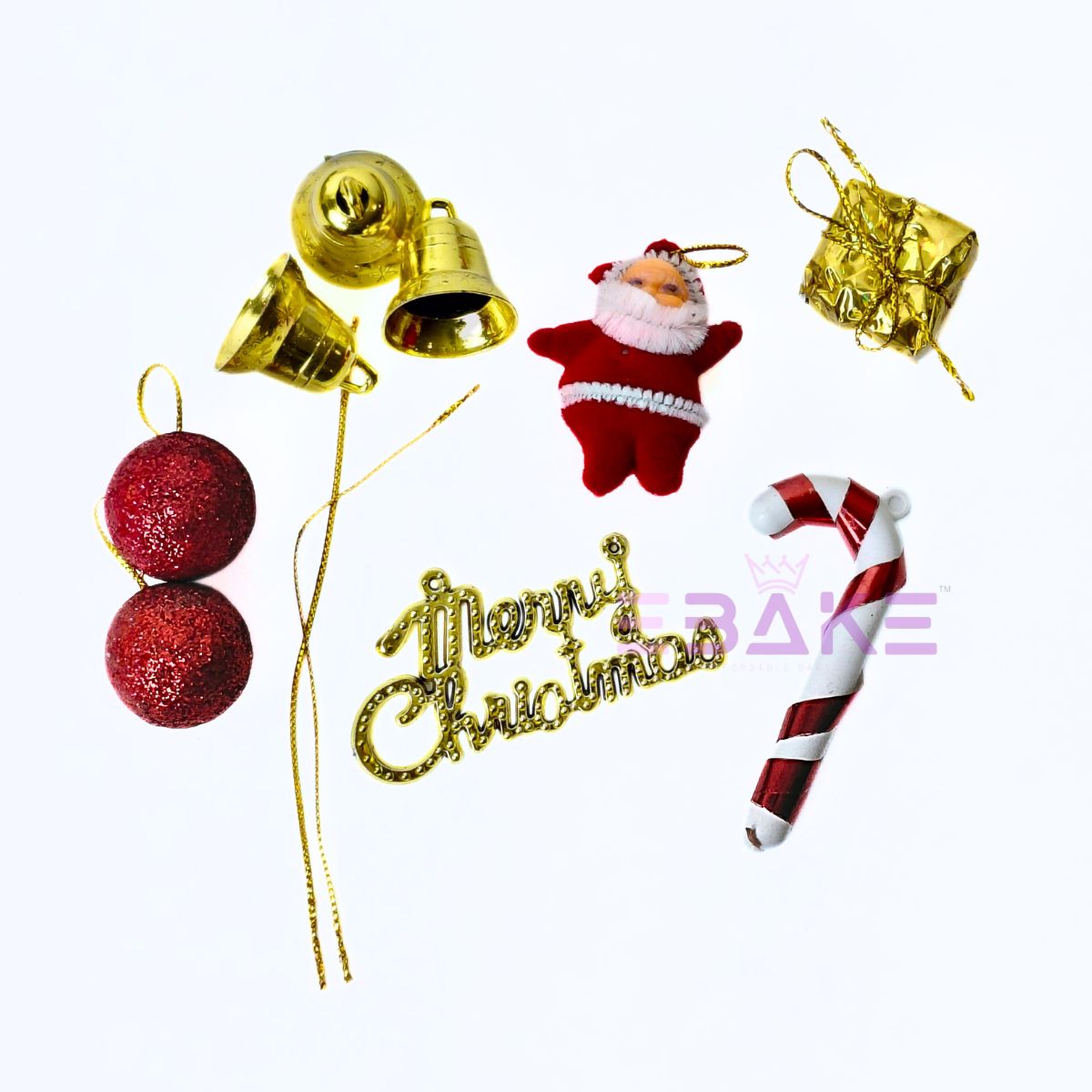 Christmas Decorations /Christmas Tree Ornaments 8568 (Set of 9 Pieces)