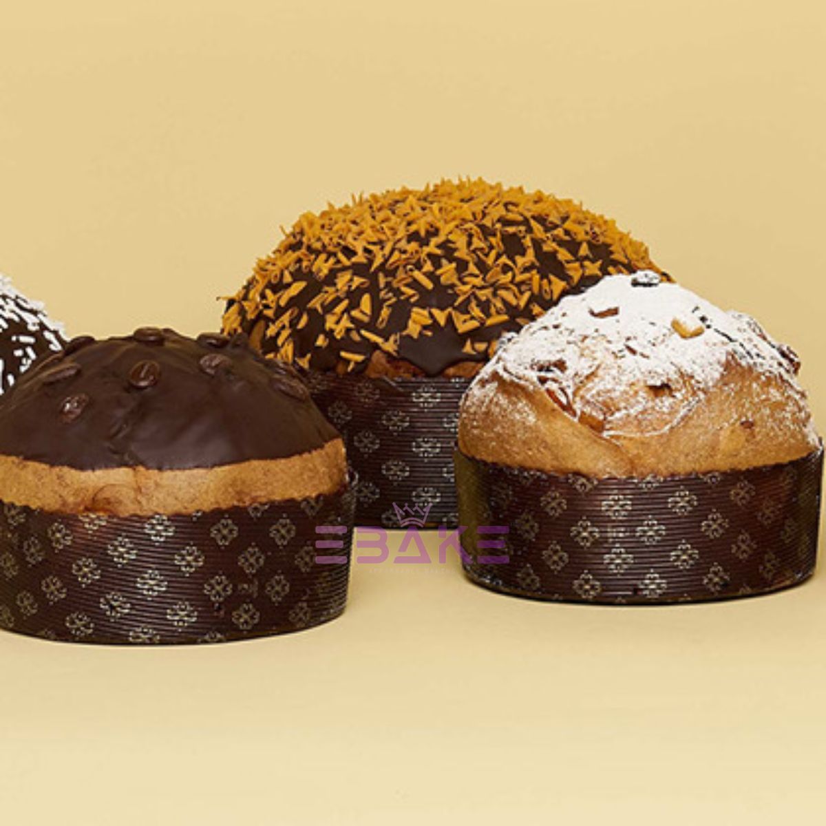 Bake & Serve Plum Cake Mould Round (Set of 5 Pieces) T110