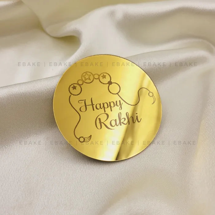 Happy Rakhi Coin Topper 2" (Set of 12) A310