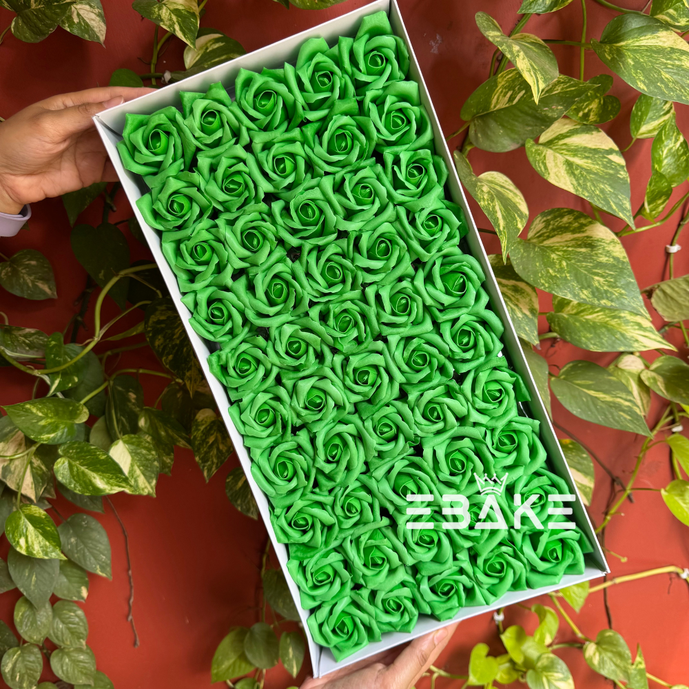 Scented Rose - Green Full Box (50 Pieces)