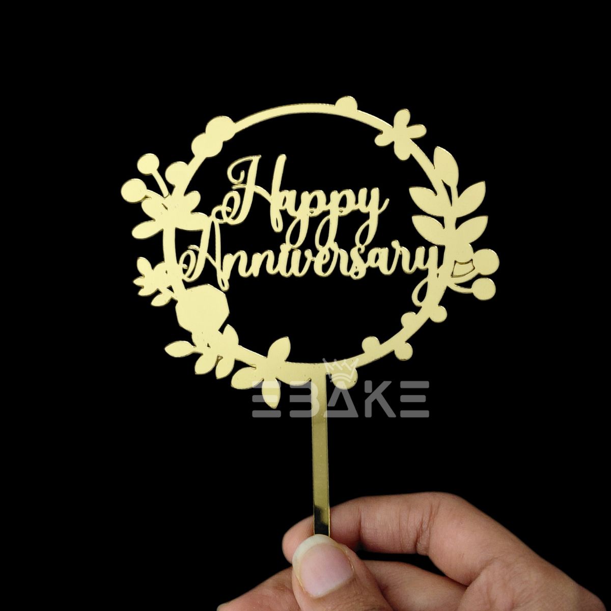 Happy Anniversary Cake Topper new