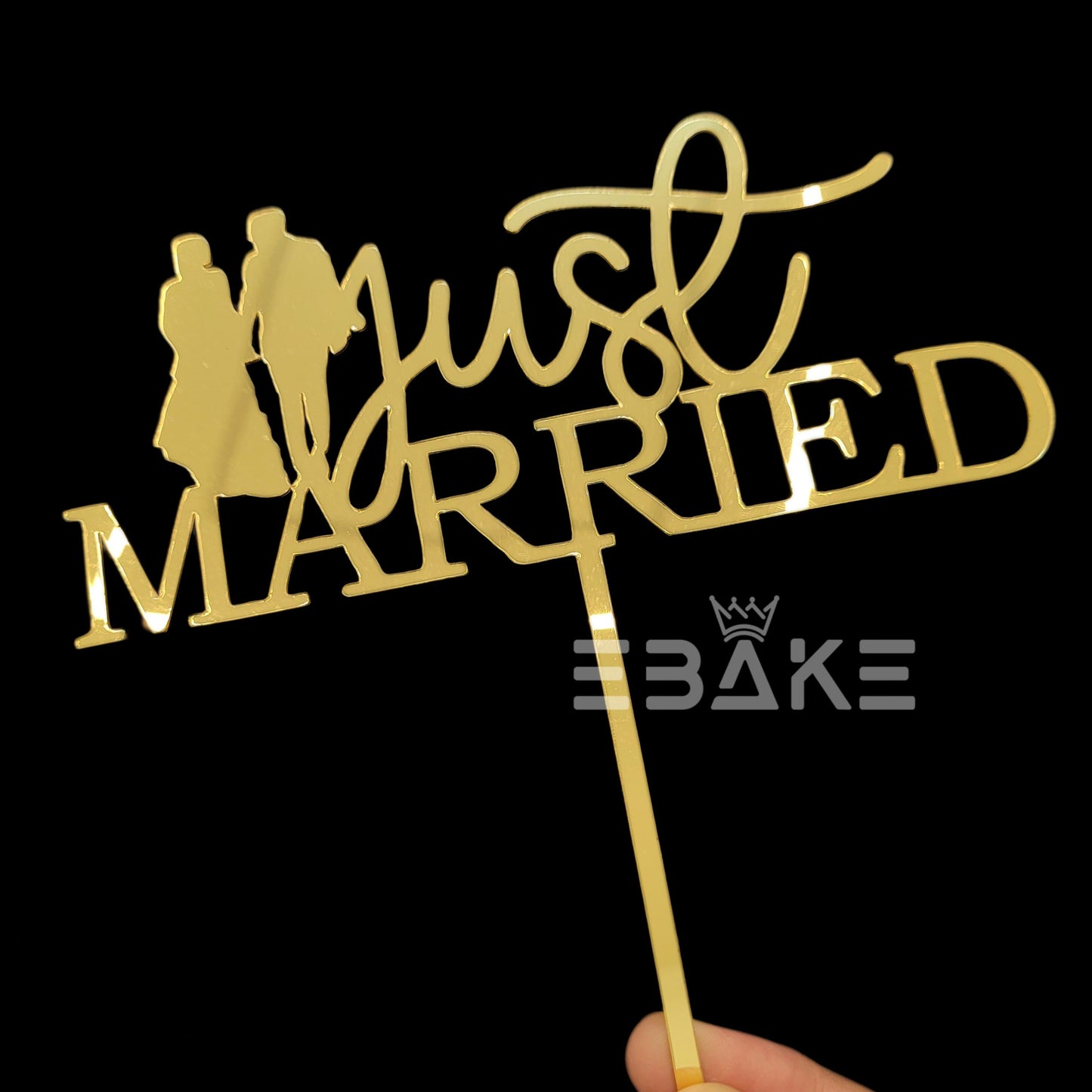 Just Married Cake Topper