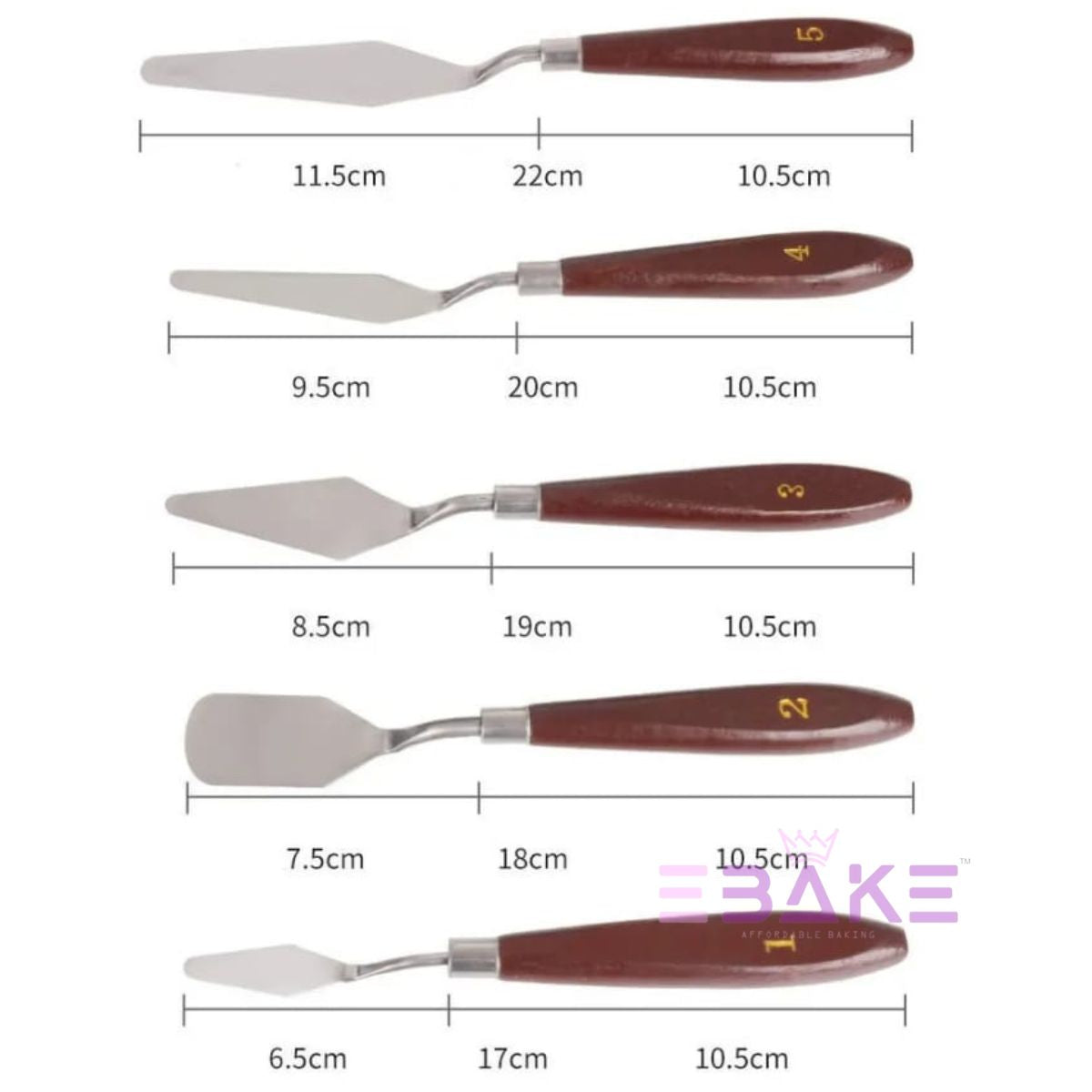 Palette Knives (Set of 5)