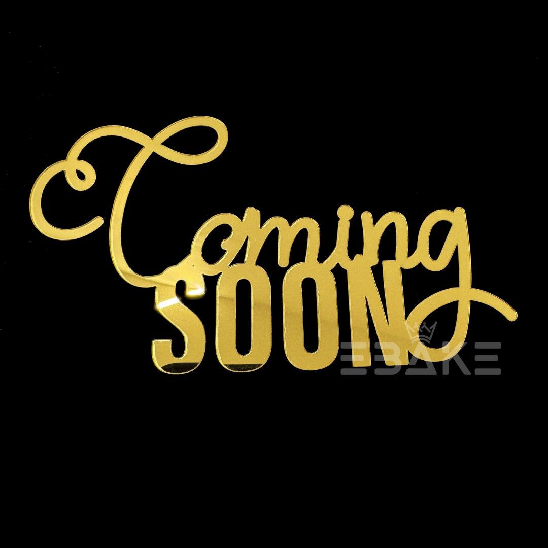 Coming Soon Baby Shower Cutout