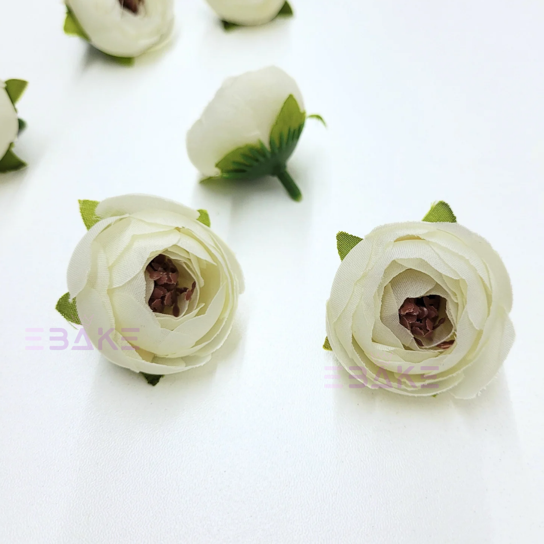 Small Peony - A160 Off White