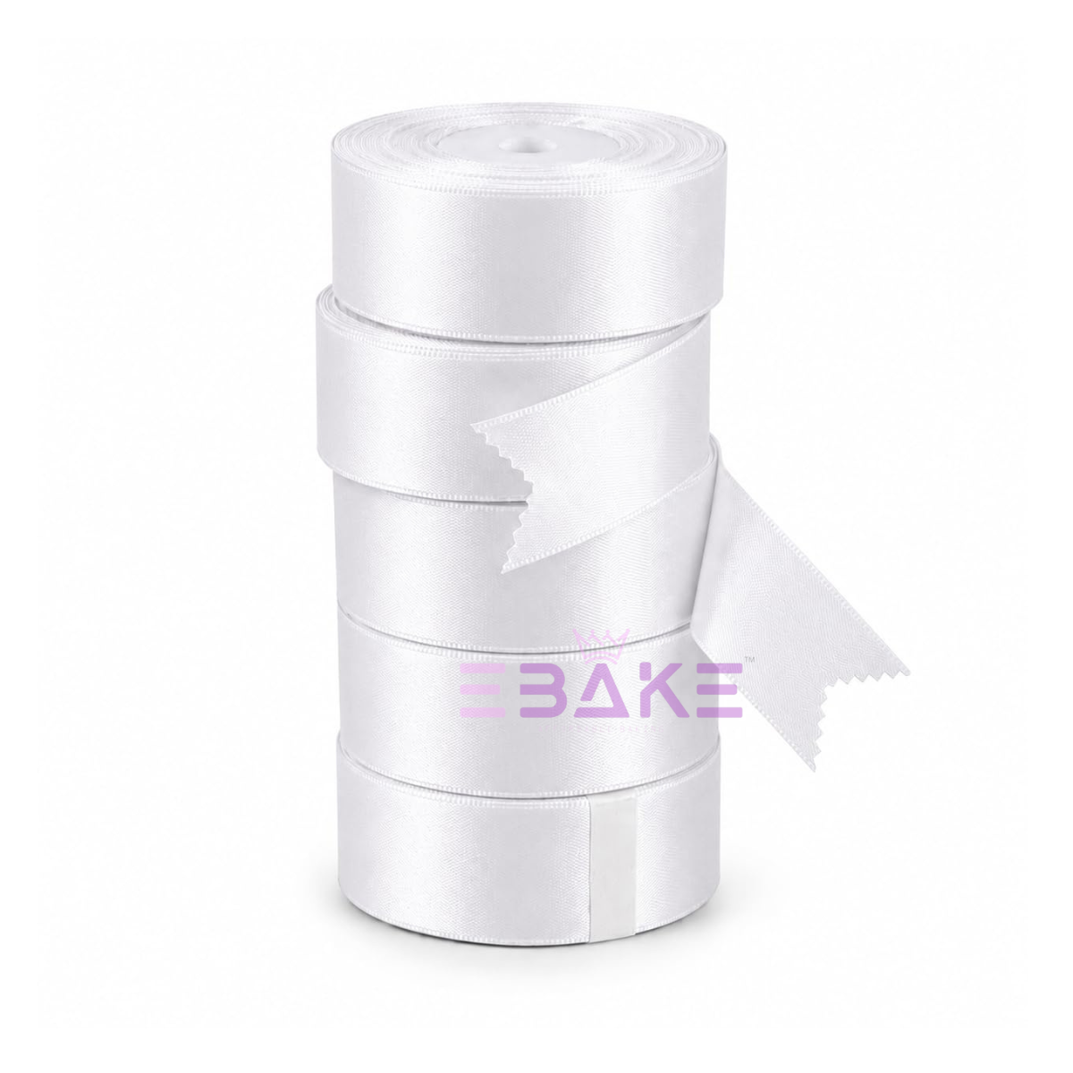 White Satin Ribbon 1 Inch (Single Piece)