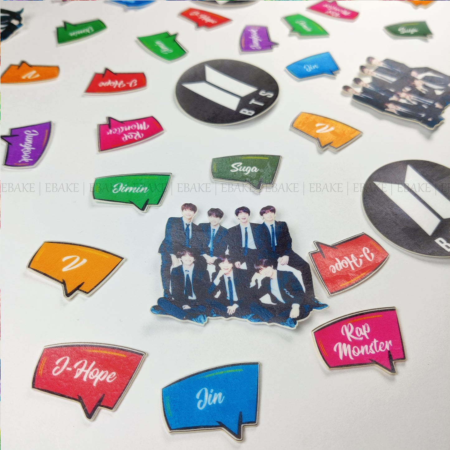 BTS Theme Edible Topper