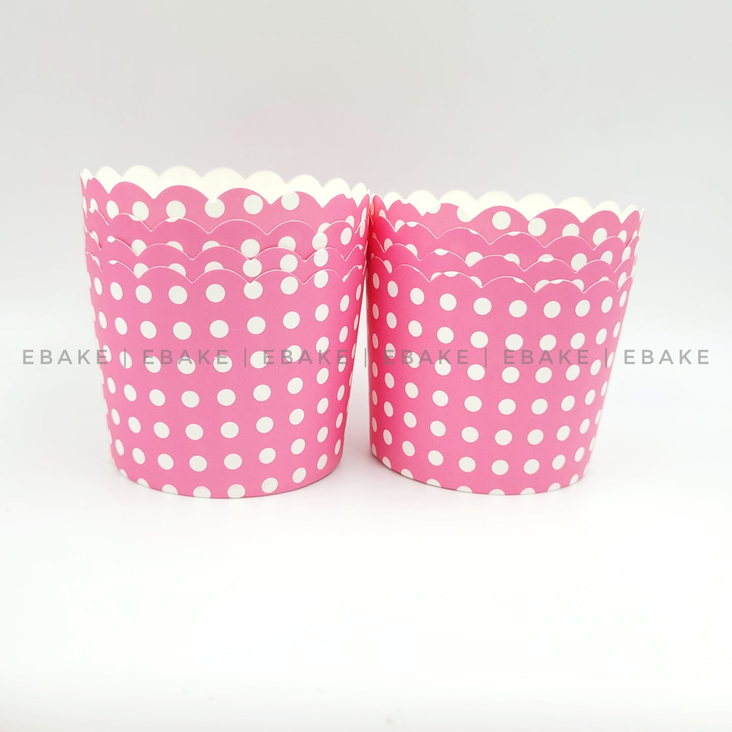 Paper Muffin Cup (Pink Polka Dots) - Set Of 50 Pieces