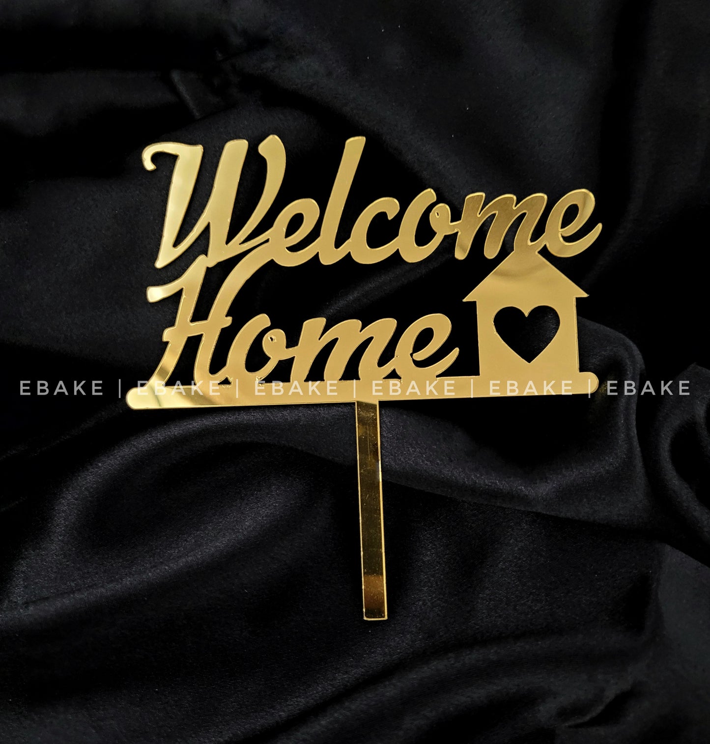 Welcome Home Cake Topper